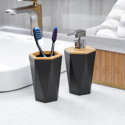 Gambar Informa Maven Set 4 Pcs Aksesoris Kamar Mandi - Hitam