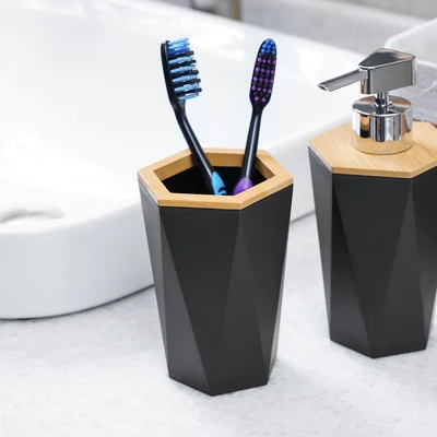 Gambar Informa Maven Set 4 Pcs Aksesoris Kamar Mandi - Hitam