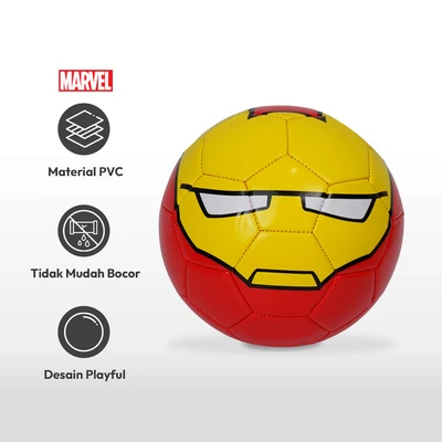 Gambar Marvel Ukuran 4 Bola Sepak Pvc Ironman