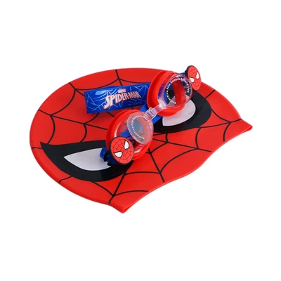 Gambar Marvel Set 2 Pcs Kacamata Renang Spiderman - Merah