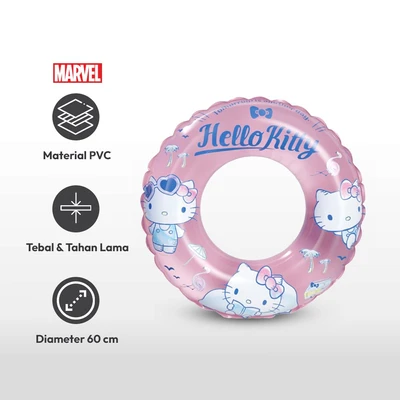 Gambar Hello Kitty 60 cm Ban Renang Anak - Pink