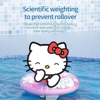 Gambar Hello Kitty 60 cm Ban Renang Anak - Pink