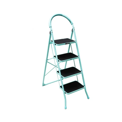 Gambar Fixsteps Tangga Lipat Aluminium Stool 4 Step - Biru