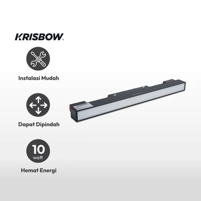 Gambar Krisbow Lampu Sorot LED Magnetic Linear Bar 10 Watt Dimmable