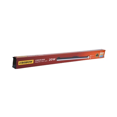 Gambar Krisbow Lampu Sorot LED Magnetic Linear Bar 20 Watt Dimmable