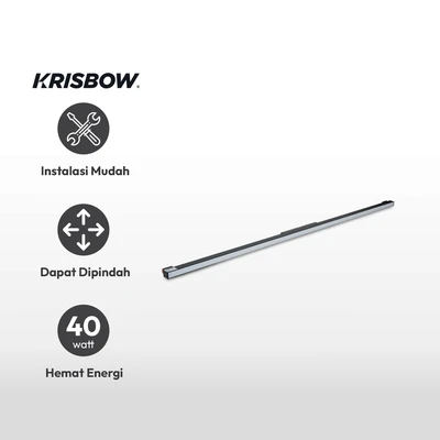Gambar Krisbow Lampu Sorot LED Magnetic Linear Bar 40 Watt Dimmable