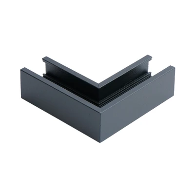 Gambar Krisbow Part Konektor Rel Lampu Sorot L - Hitam