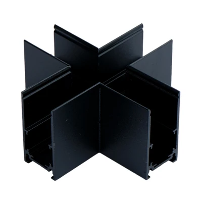 Gambar Krisbow Part Konektor Rel Lampu Sorot X High - Hitam