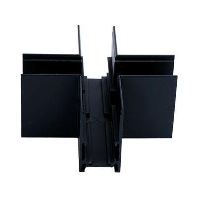 Gambar Krisbow Part Konektor Rel Lampu Sorot X High - Hitam