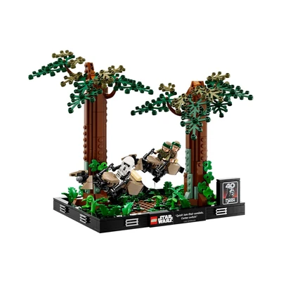 Gambar LEGO Star Wars Endor Speeder Chase Diorama 75353