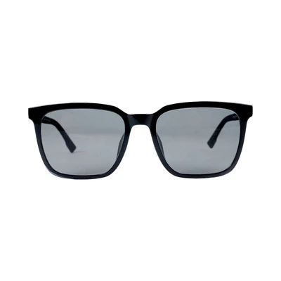 Gambar Parim Eyewear Sunnies Kacamata Sunglasses Square Tr90 76022 - Hitam