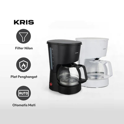 Gambar Kris 600 Ml Drip Coffee Maker 5 Cup - Hitam