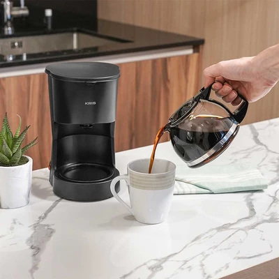 Gambar Kris 600 Ml Drip Coffee Maker 5 Cup - Hitam