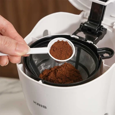 Gambar Kris 600 Ml Drip Coffee Maker 5 Cup - Putih