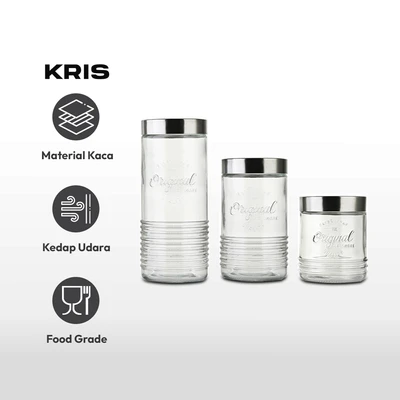 Gambar Kris Set 3 Pcs Stoples Kaca Original