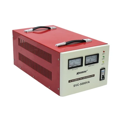 Gambar Krisbow Analog Stabilizer Svc-5kva - Merah