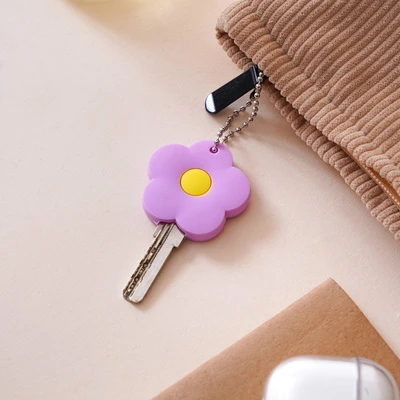 Gambar Ataru Cover Kunci Silikon Flower - Pink