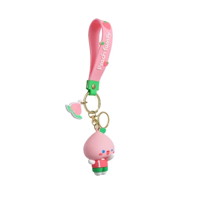 Gambar Ataru Gantungan Kunci Cute Peach - Pink