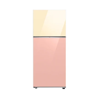 Gambar Samsung Kulkas 2 Pintu 393 Liter RT38CB66408JSE - Peach/Krem Vanilla
