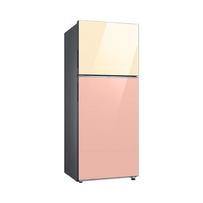 Gambar Samsung Kulkas 2 Pintu 393 Liter RT38CB66408JSE - Peach/Krem Vanilla