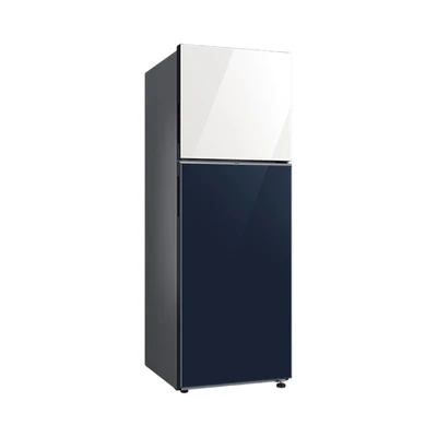 Gambar Samsung Kulkas 2 Pintu 348 Liter RT35CB56408ASE - Putih/Biru Navy