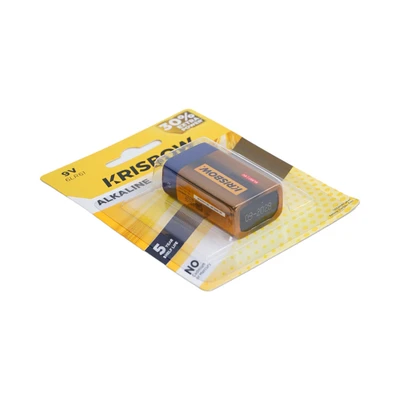 Gambar Krisbow Baterai Alkaline 9V 6LR61