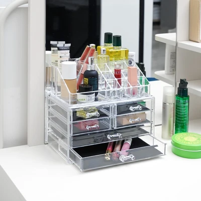 Gambar Stora Organizer Kosmetik Dengan Kompartemen Ukuran L