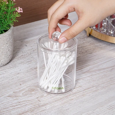 Gambar Stora Tempat Penyimpanan Cotton Buds Round