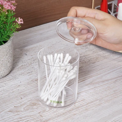 Gambar Stora Tempat Penyimpanan Cotton Buds Round