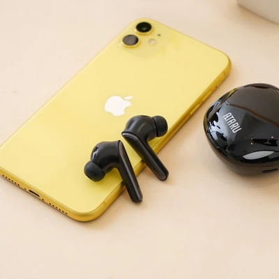 Gambar Ataru Wireless Earphone Tws Pjt-bep2141 - Hitam