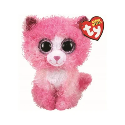 Gambar Ty Beanie Boos Boneka Reagan Cat Reguler - Pink