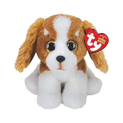 Gambar TY Beanie Babies Boneka Barker Dog Reguler - Cokelat