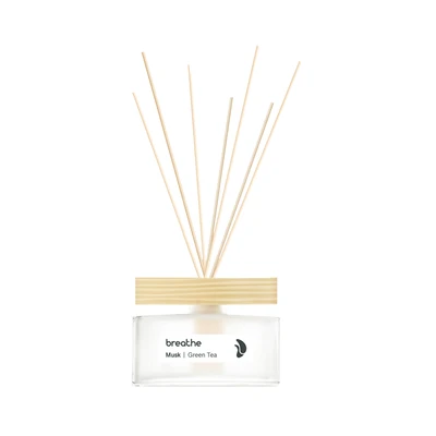Gambar Breathe Musk Green Tea Reed Diffuser 90 ml