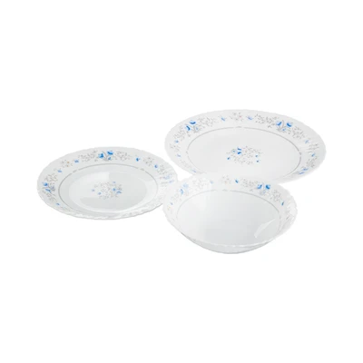 Gambar Delicia Bluebell Perlengkapan Makan Set 3 pcs - Putih