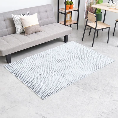 Gambar Informa Arya Karpet 160x220 cm - Putih/Abu-Abu Tua