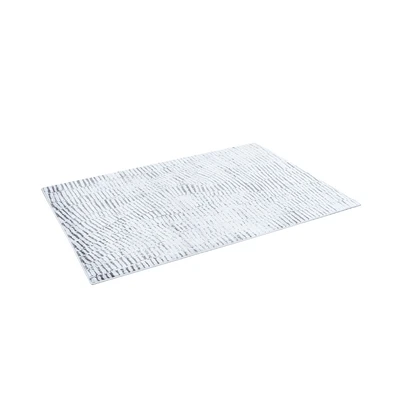 Gambar Informa Arya Karpet 160x220 cm - Putih/Abu-Abu Tua