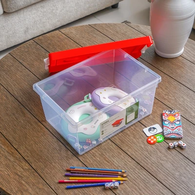 Gambar Stora Kotak Penyimpanan Anak Brick 36.2x24.6x16.5 cm - Merah