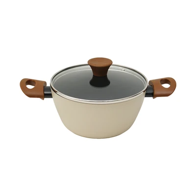 Gambar Flonal 20 Cm Botanica Panci Dutch Oven - Krem Beige