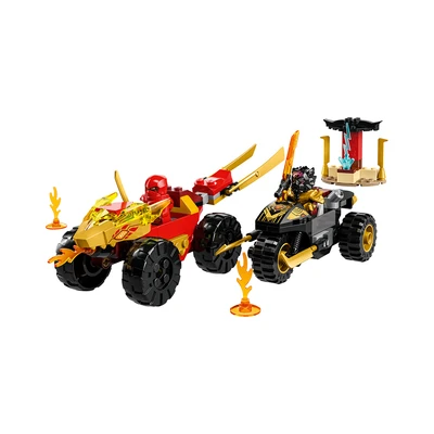 Gambar LEGO Ninjago Kai And Rass Car And Bike Battle Set 103 Pcs 71789 - Mix