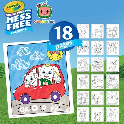 Gambar Crayola Wonder Mess Free Cocomelon Colorpage Marker 752788