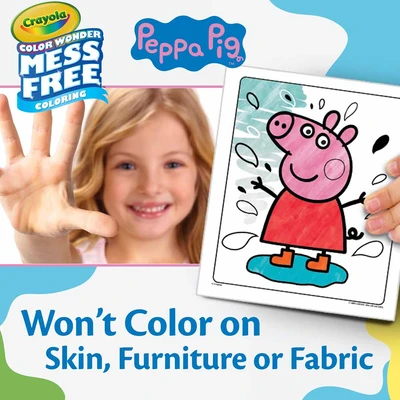 Gambar Crayola Wonder Mess Free Peppapig Colorpage Marker 757000