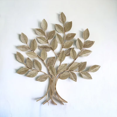 Gambar Informa Hiasan Dinding Multi Tree Besi 97.2x108.6 cm - Gold