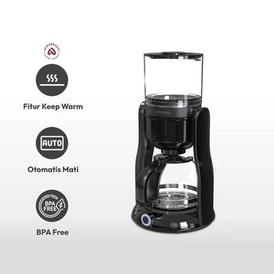 Gambar Acepresso Coffee Maker Manual Drip 4 Cup - Hitam