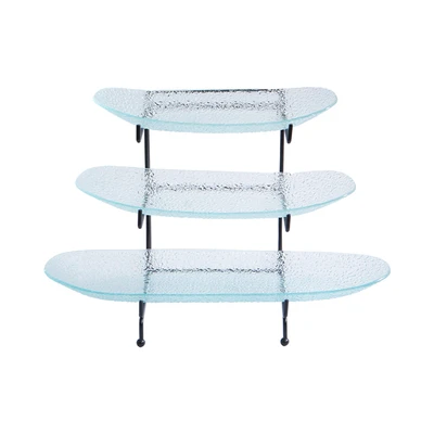 Gambar Appetite Milen Wadah Saji Dengan Rak 48x17x27 cm Set 3 pcs