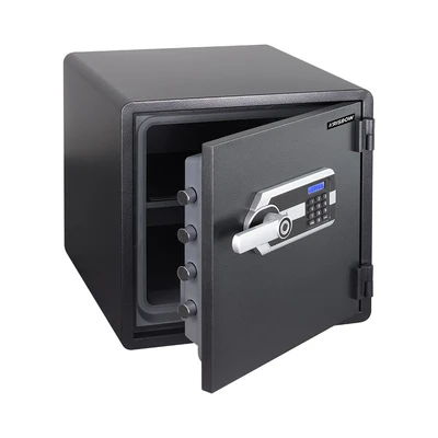 Gambar Krisbow Brankas Tahan Api & Air Fingerprint 48x45.7x47 cm FP3502F - Hitam