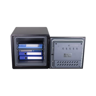 Gambar Krisbow Brankas Tahan Api & Air Fingerprint 48x45.7x47 cm FP3502F - Hitam