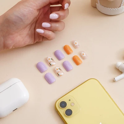 Gambar Ataru Kuku Palsu Summer Pastel Set 24 pcs - Mix