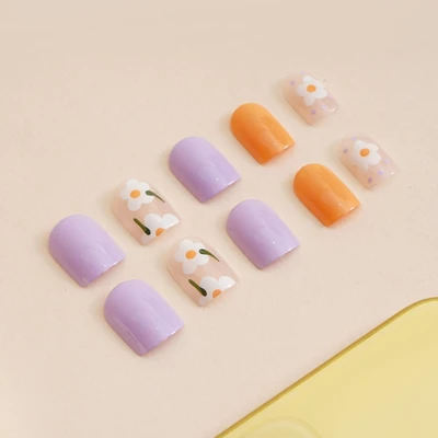 Gambar Ataru Kuku Palsu Summer Pastel Set 24 pcs - Mix