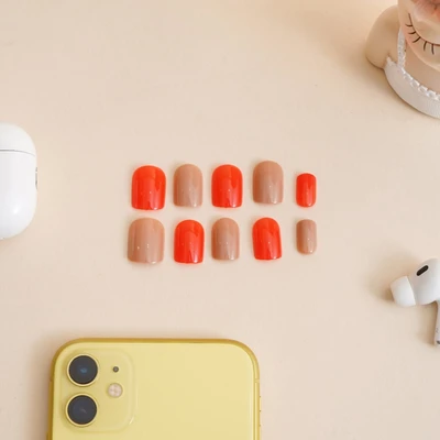 Gambar Ataru Kuku Palsu Summer Basic Series Set 24 pcs - Mix