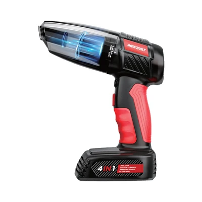 Gambar Maxbuilt Penghisap Debu Mobil 4 In 1 Cordless - Hitam/merah